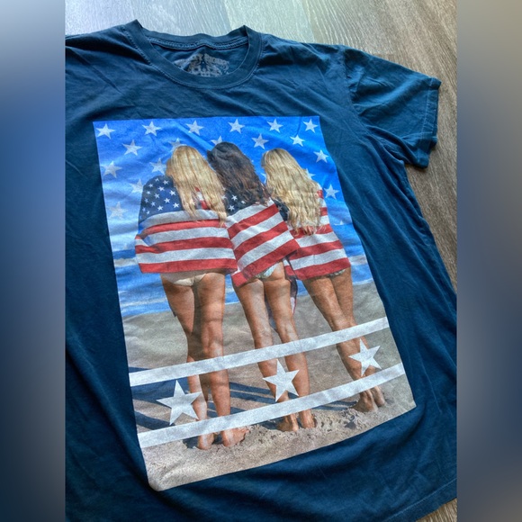 Eighty Eight American Flag & Bikini Tee - Picture 2 of 9